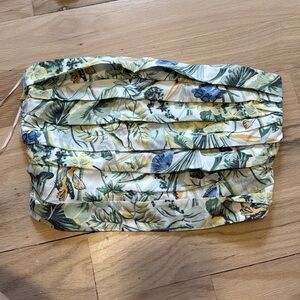 AF strapless crop top